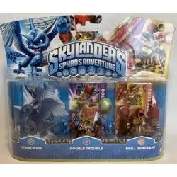 Whirlwind, Double Trouble & Drill Sergeant 3 Pack