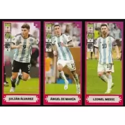 Julián Álvarez / Ángel Di María / Lionel Messi - FiFa World Cup Qatar 2022
