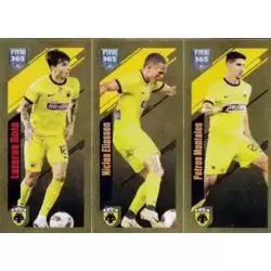 Lazaros Rota / Niclas Eliasson / Petros Mantalos - AEK Athens FC