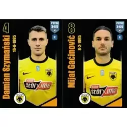 Damian Szymański / Mijat Gaćinović - AEK Athens FC