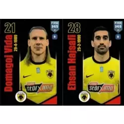 Domagoj Vida / Ehsan Hajsafi - AEK Athens FC
