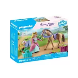 Starter Pack Princess with HorseExperience magical moments with the PLAYMOBIL Princess and her horse