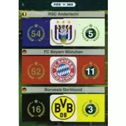 Logo - RSC Anderlecht - FC Bayern München - Borussia Dortmund