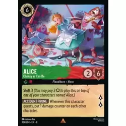 Alice, Clumsy as Can Be