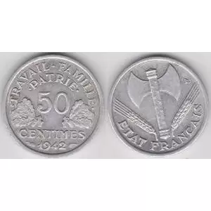 50 centimes Bazor etat francais