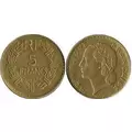 5 francs Lavrillier bronze alu