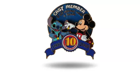 Disney Pin Set - Limited Edition Character Flag Pins - 13 Pin Set