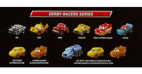 cars mini racers derby series
