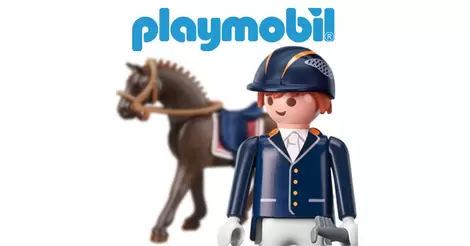 PLAYMOBIL - Centre équestre 4190 - 3 personnages, 3 chevaux et de