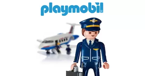 PLAYMOBIL - 6081 Playmobil Avion avec pilote et touristes