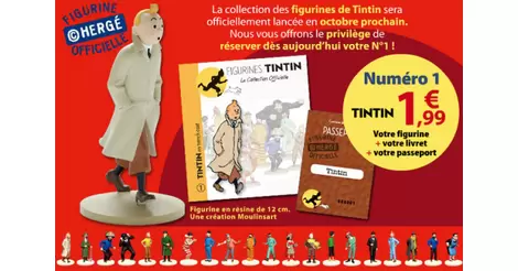 Liste complète de La collection officielle des figurines Tintin - éditions  Moulinsart