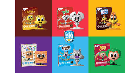 General Mills Cereal Squad's action figures checklist