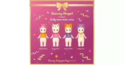 Sonny Angel Lucky Meow Meow series's action figures checklist