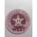 Official Game West - Pogs - 1995