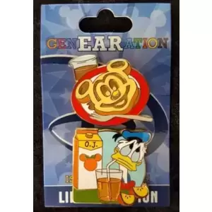 GenEARation D - Eat Ticket Pin Set