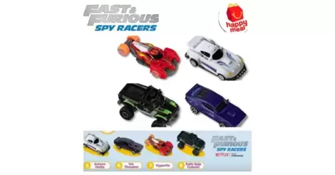 Happy Meal Toy Fast & Furious Spy Racers Red Car 