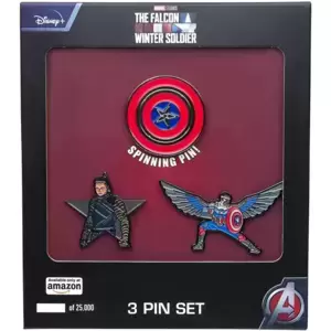 Amazon - The Falcon and The Winter Soldier Pin Set