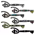 LE Disney Store Key Pins