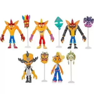 Crash Bandicoot 4 It's About Time Action Figures