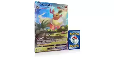 Carte Pokémon SALAMECHE Jumbo XXL - 25ème Anniversaire - Asmodée