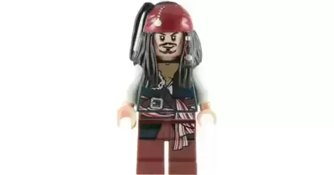 LEGO Pirates of the Caribbean: Captain Jack Sparrow with Tricorne Minifigure