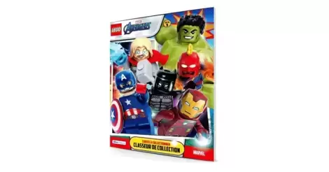 Lego Avengers Cartes à collectionner Série 1 – Marvel (2023) – 1 classeur +  2 boosters de cartes à collectionner + 10 pochettes originales