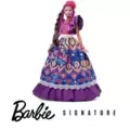 Barbie Signature Looks #11 - Curly Red Hair, Original Body And Metallic Jumpsuit