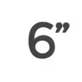Logo 6 pouces